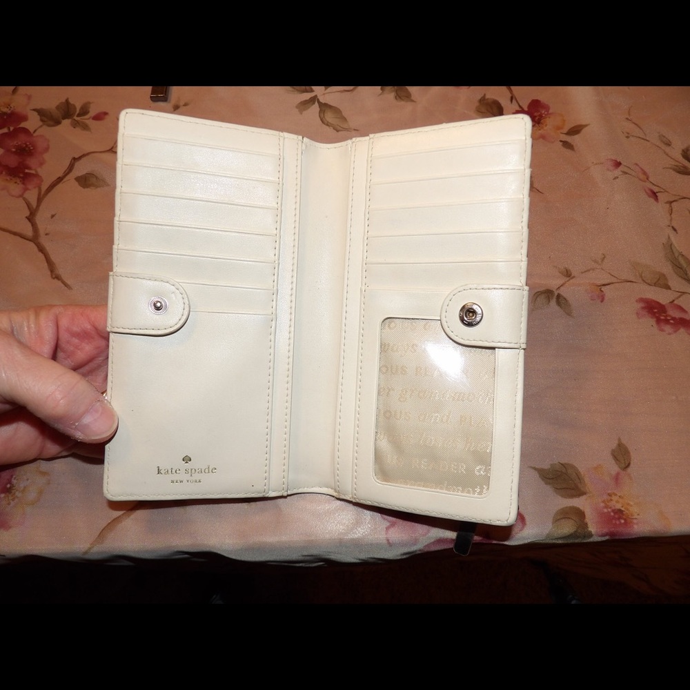 Kate Spade Gold Wallet - Picture 3 of 4